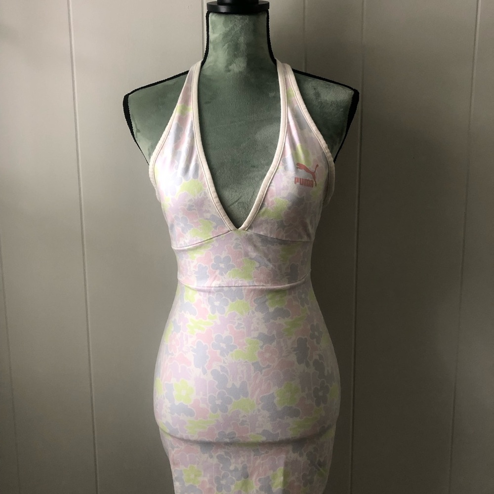Puma Pastel Floral Halter Dress